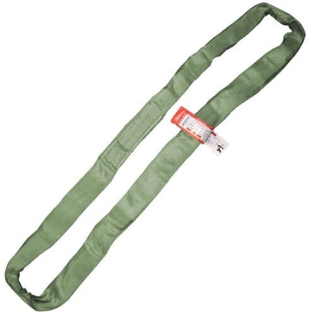 Endless Round Slings, 12 Ft L, Olive